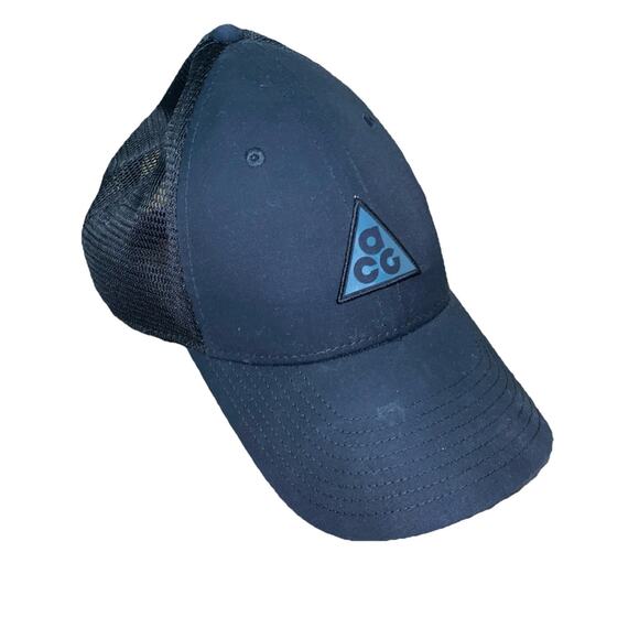 Nike ACG Hat Black Cap Snapback Trucker Mesh Back All Conditions Gear - Picture 8 of 8